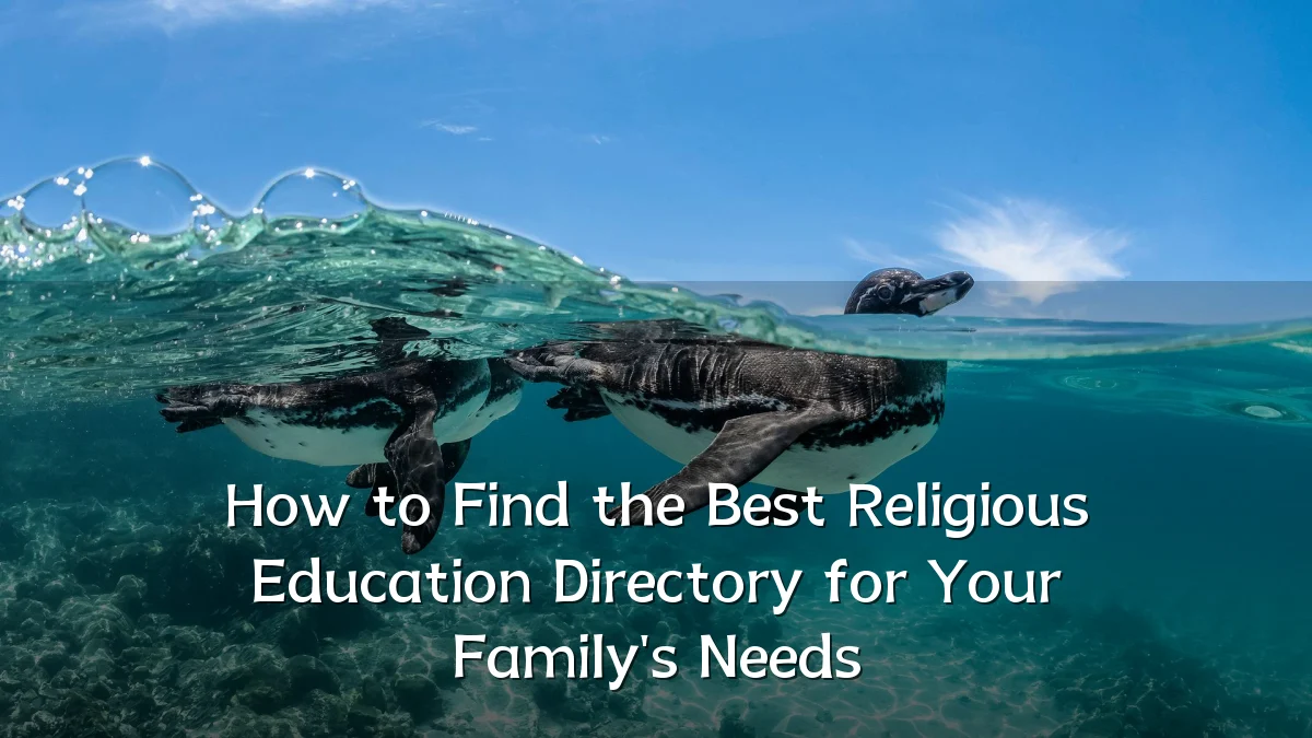 How to Find the Best Religious Education Directory for Your Family's Needs