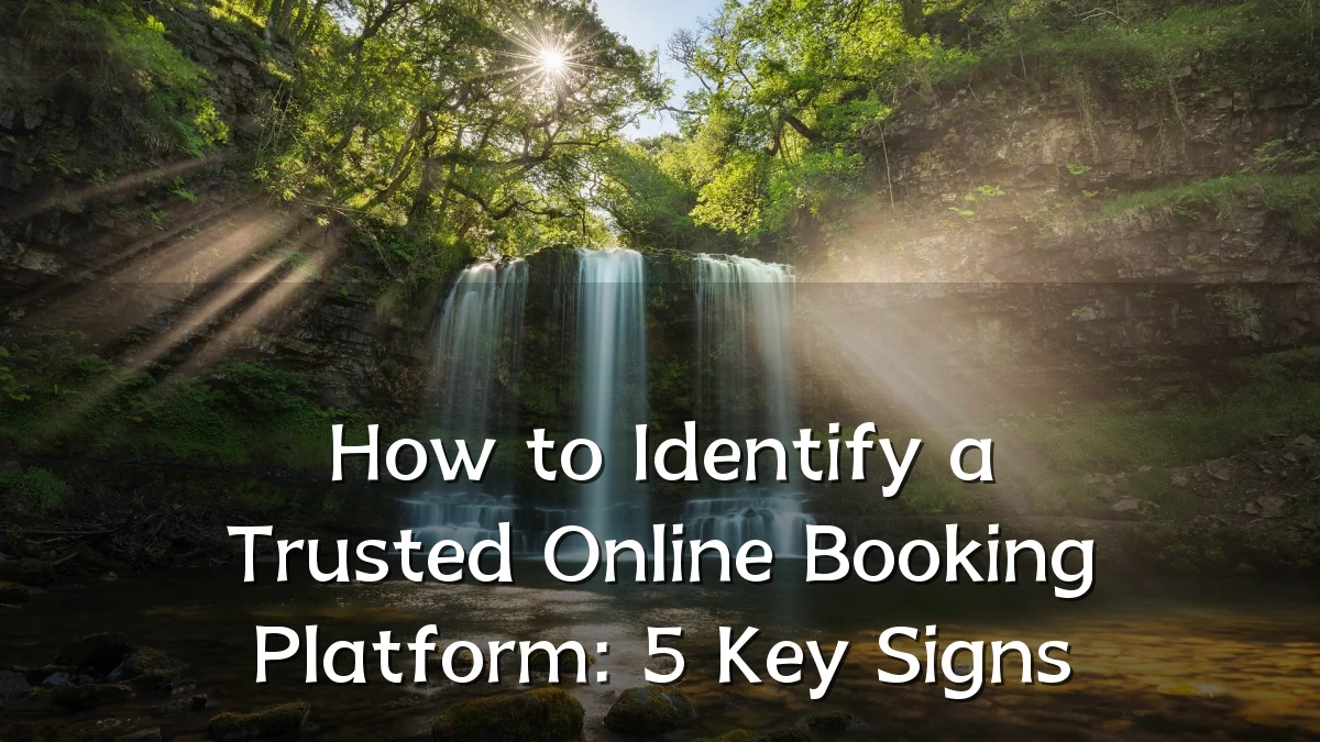 How to Identify a Trusted Online Booking Platform: 5 Key Signs