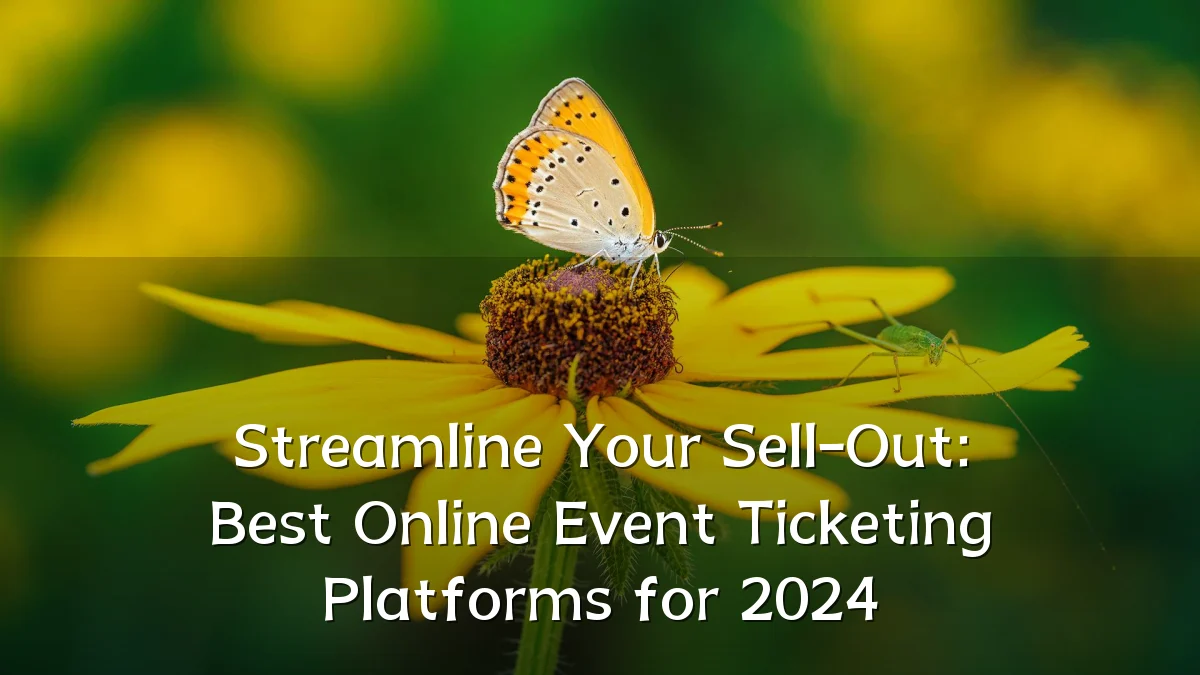 Streamline Your Sell-Out: Best Online Event Ticketing Platforms for 2024