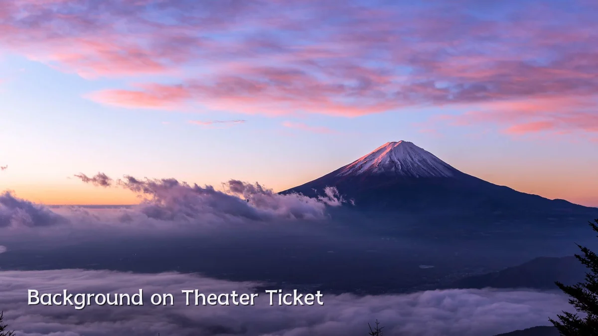 Background on Theater Ticket