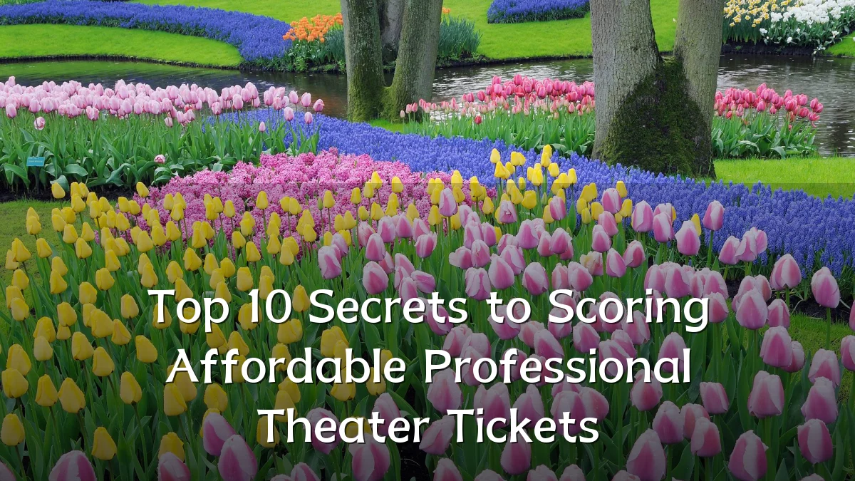 Top 10 Secrets to Scoring Affordable Professional Theater Tickets